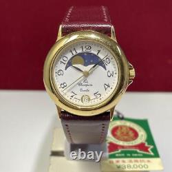 Rare 90S Champion Moon Phase Watch Antique Vintage Swiss made