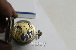 Rare Antique Vintage Old Swiss Made Omega Grand Prix Full Hunter Pocket Watch
