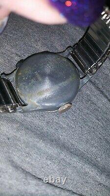 Rare Basis SWISS Chronostop Vintage Wristwatch Rare left side pushers WORKING