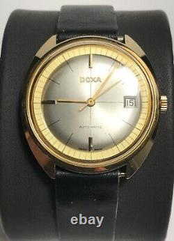 Rare Beautiful Vintage Doxa 116-2 Automatic Men Wirst Watch 1960-1969 Swiss Made