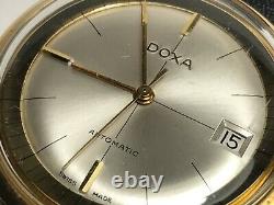 Rare Beautiful Vintage Doxa 116-2 Automatic Men Wirst Watch 1960-1969 Swiss Made