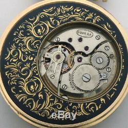 Rare Big ANTIQUE DOXA S. A. Swiss Wristwatch in Gilt case