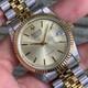Rare Bulova President Calender Date Two Tone Automatic Vintage Swiss Men Watch