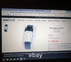 Rare Burberry (BU1000). Over 1,000$ New. Sapphire Crystal. Vintage Swiss