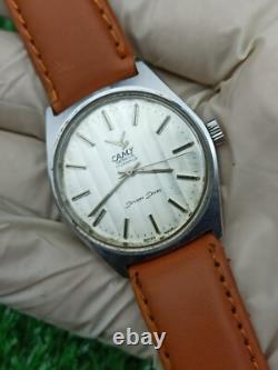 Rare Camy Seven Seas Watch Manual & Silver Dial Swiss Men True Vintage