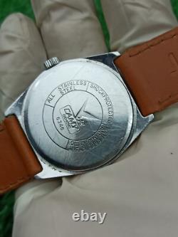 Rare Camy Seven Seas Watch Manual & Silver Dial Swiss Men True Vintage
