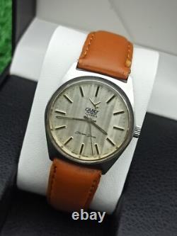 Rare Camy Seven Seas Watch Manual & Silver Dial Swiss Men True Vintage