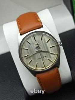 Rare Camy Seven Seas Watch Manual & Silver Dial Swiss Men True Vintage