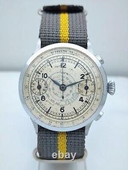 Rare Chronograph Hand Wind Ref. 5103 Swiss Made Men's Vintage Wrist Watch