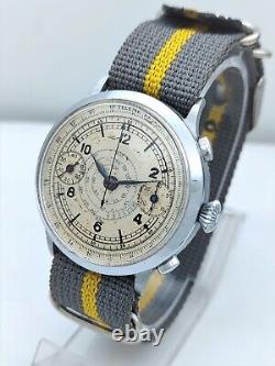 Rare Chronograph Hand Wind Ref. 5103 Swiss Made Men's Vintage Wrist Watch