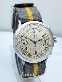Rare Chronograph Hand Wind Ref. 5103 Swiss Made Men's Vintage Wrist Watch