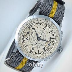 Rare Chronograph Hand Wind Ref. 5103 Swiss Made Men's Vintage Wrist Watch