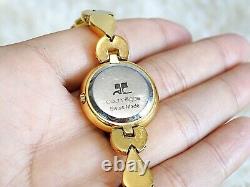 Rare Courreges Swiss Made Gold Watch Vintage Women Authentic