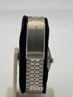 Rare Dalil Crystal Muslim Compass Manual Winding Swiss Made Vintage Watch 35MM