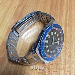 Rare Diantus Swiss Made 23 Jewels Waterproof Antimagnetic Vintage Diver Watch