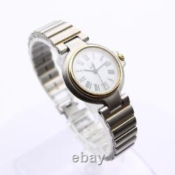 Rare Dunhill La Caprice Ladies Quartz Watch Roman White Dial Vintage 1995 Swiss