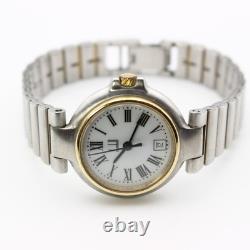 Rare Dunhill La Caprice Ladies Quartz Watch Roman White Dial Vintage 1995 Swiss