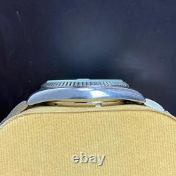 Rare Enicar Automatic White Dial Roman 25 Jewels Swiss Made Vintage Watch Men