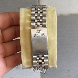 Rare Enicar President Automatic SIlver Dial 25 Jewels Swiss Made Watch Vintage