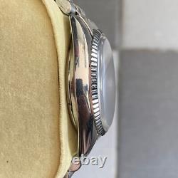 Rare Enicar President Automatic SIlver Dial 25 Jewels Swiss Made Watch Vintage