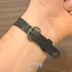 Rare Ermes Swiss Gents Wrist Watch Vintage Military Works Wind Up Mechanical