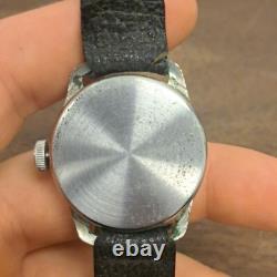 Rare Ermes Swiss Gents Wrist Watch Vintage Military Works Wind Up Mechanical