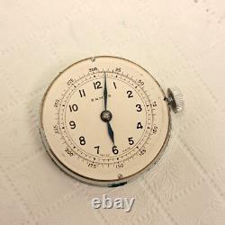 Rare Ermes Swiss Gents Wrist Watch Vintage Military Works Wind Up Mechanical