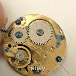 Rare Ermes Swiss Gents Wrist Watch Vintage Military Works Wind Up Mechanical