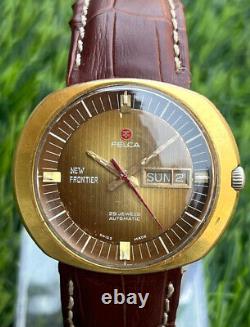 Rare Felca New Frontier 25 Jewels Automatic Vintage Swiss Made Men's Wrist Watch