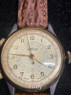 Rare Find! Vintage Misalla CHRONOGRAPH Swiss Made WATCH RARE