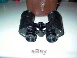 Rare Gem KERN AARAU FOCALPIN 7 Vintage Swiss 7 x 50 Binoculars + Leather Case