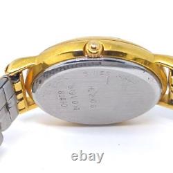 Rare HEUER Vintage Watch Moon Phase 23mm Gold Plated Arm 15cm Swiss Women HL200G