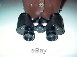 Rare KERN AARAU FOCALPIN 6 Vintage Swiss 6 x 40 Binoculars + Kern Leather Case