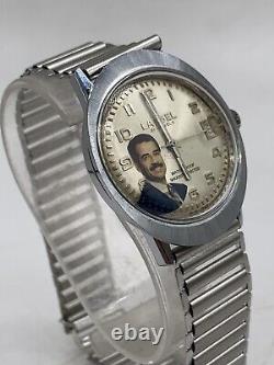 Rare LANGEL Iraq Saddam Hussein Special Edition Watch Swiss Made