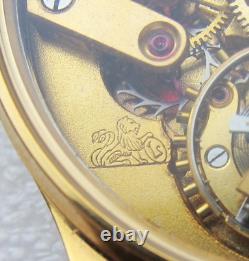 Rare LEIJONA 24h Dial, Marriage Wristwatch Vintage Swiss Movement, New Case 48mm