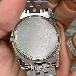 Rare MIDO President Day Date Diamond IindexQuartz Ocean Star Vintage Swiss Watch