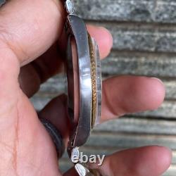 Rare MIDO President Day Date Salmon Dial Automatic ETA Vintage Swiss Men Watch