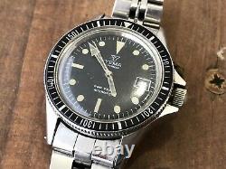 Rare Men's Vintage Watch Yema Sumerman Diver 990 Feet Automatic Swiss Made