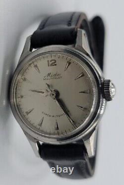 Rare Mido Multifort Ladies Super Automatic Watch 1950s Vintage Swiss Made