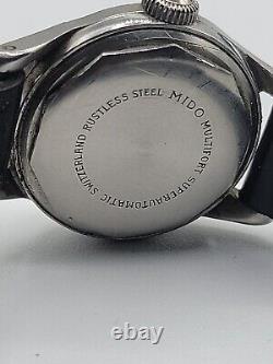 Rare Mido Multifort Ladies Super Automatic Watch 1950s Vintage Swiss Made