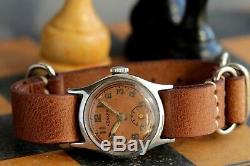 Rare Military DOXA Locle Swiss Wristwatch WW2 Vintage