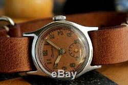 Rare Military DOXA Locle Swiss Wristwatch WW2 Vintage