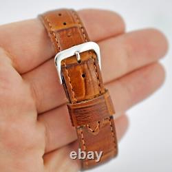 Rare Mint Fero Feldmann Watch Vintage Manual Wind Steel Swiss Made Working Well