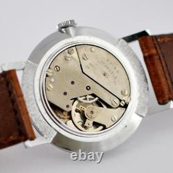 Rare Mint Fero Feldmann Watch Vintage Manual Wind Steel Swiss Made Working Well