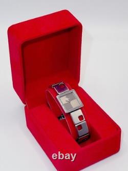 Rare N. MINT Zodiac Tank ZO6302 Vintage SWISS Checkers Dial Quartz Ladies Watch