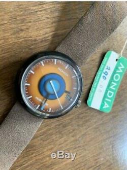 Rare NOS 1960s 1970s Vintage Swiss Zenith Mondia Moonstone Mystery Dial Watch
