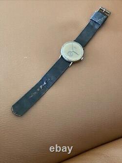 Rare Niga Vintage Swiss Watch Working Fab Suisse Gilt Dial Vintage Nato Strap