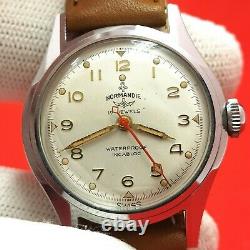 Rare Normandie Watch Co Vintage New Old Stock 17 Jewels Swiss- 32 MM