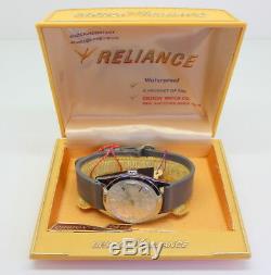 Rare Nos Vintage Croton Reliance Swiss 17 Jewel Men's Watch, Works, New In Box