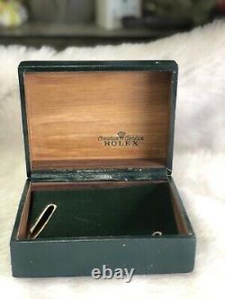 Rare Old Vintage Rolex Watch Box 1950s, 1960s Swiss Made Very Rare Rolex Logo